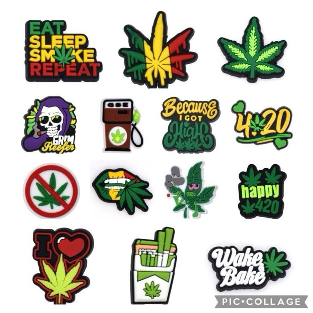 420 Croc Charm Bundle